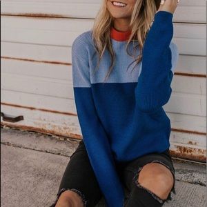 Roolee Bassett Colorblock Sweater